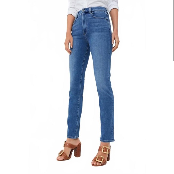 NEW LE JEAN lara slim ankle jean in coast size‎ 24 new with tags - Picture 1 of 15